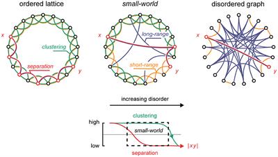 Short- and Long-Range Connections Differentially Modulate the Dynamics and State of Small-World Networks